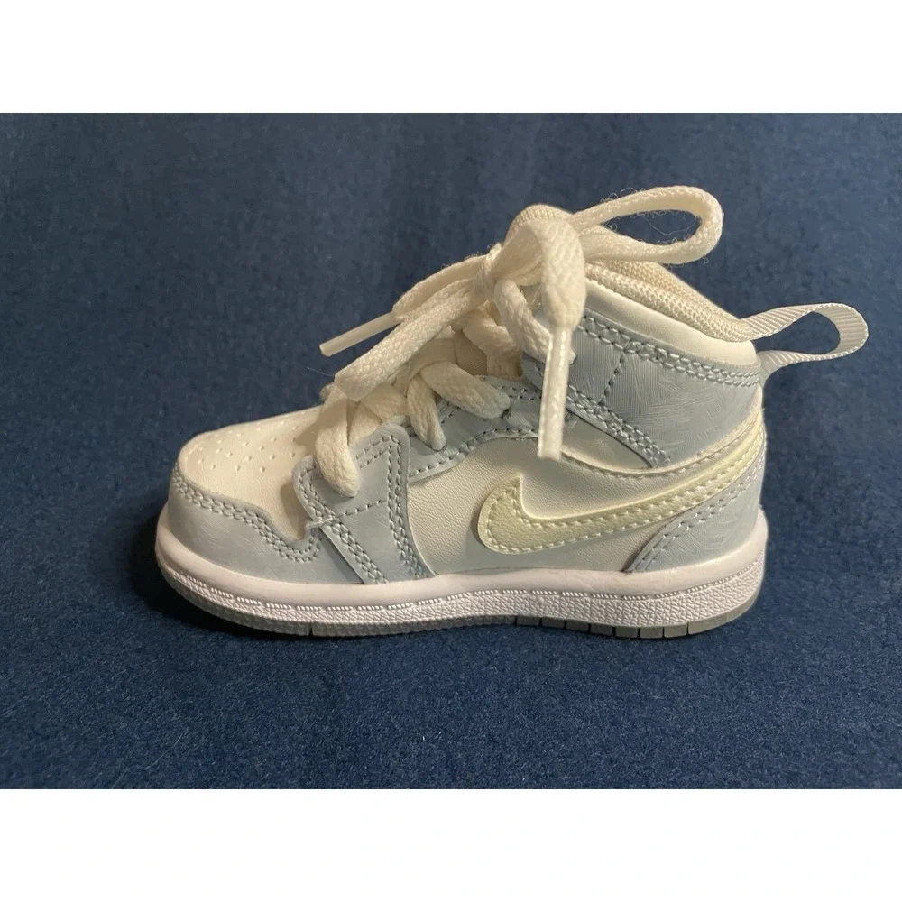 Toddler's Jordan 1 Mid SE Blue Tint/Ice Blue (FQ9116 400) Size 5